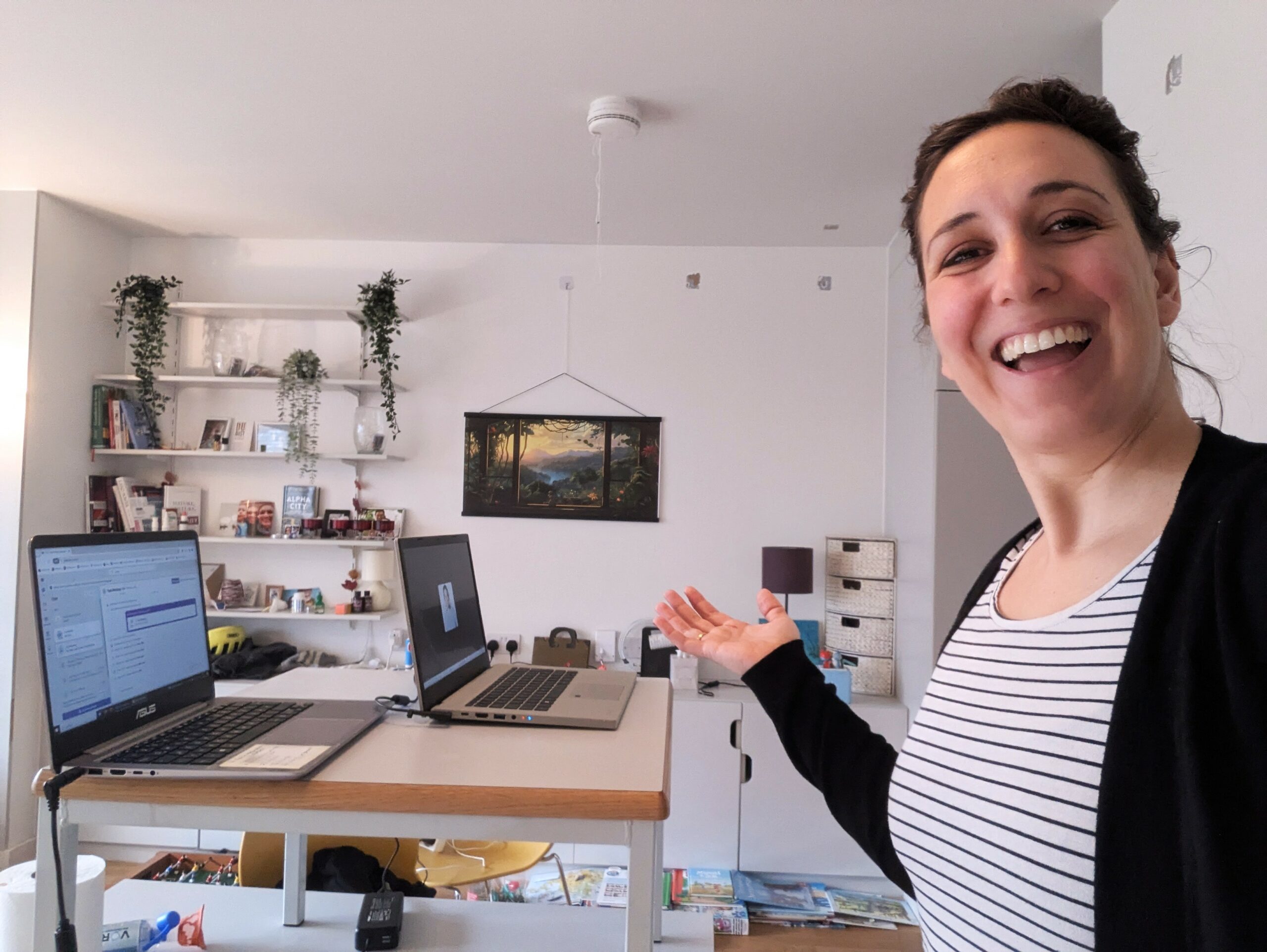 Bei meinen Online-Workshops stehe ich.