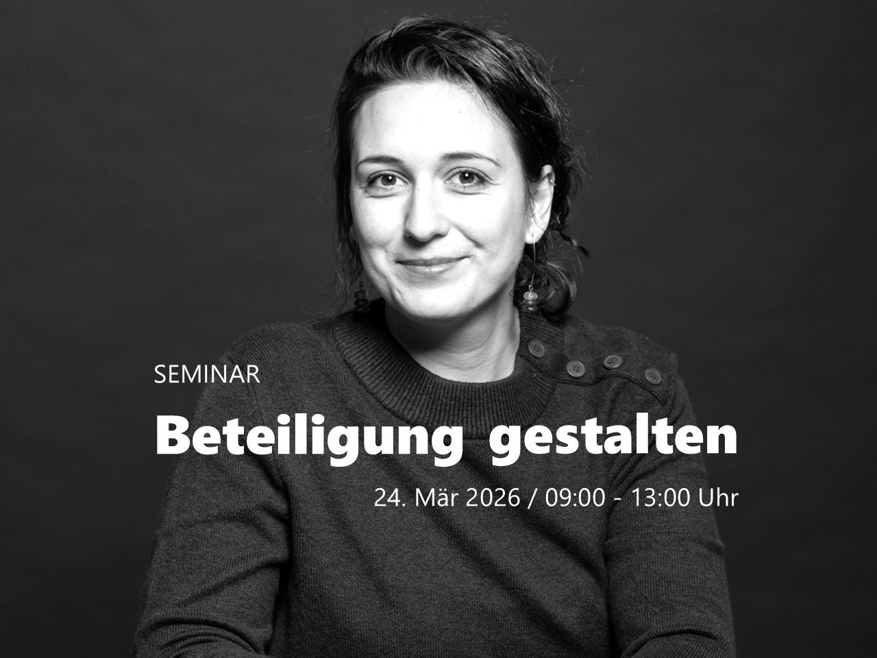 Seminar „Beteiligung gestalten“ am 24. März